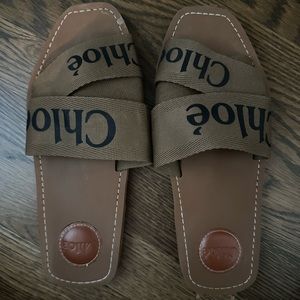 Chloe woody sandals